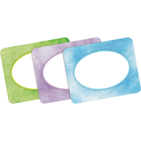 Barker Creek Tie-Dye Name Tags/Self-Adhesive Labels, Multi-Design Set, 45/Pack 1558